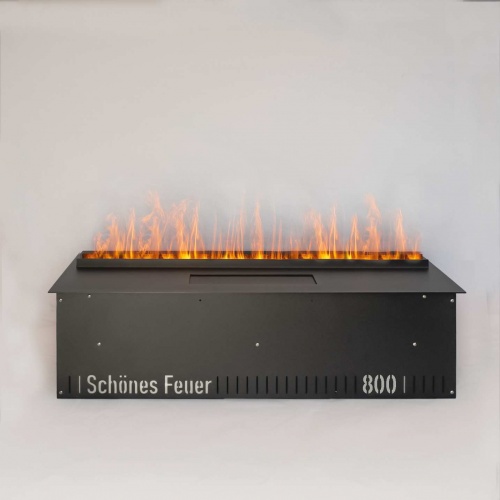 Электроочаг Schönes Feuer 3D FireLine 800 Pro со стальной крышкой в Волжском