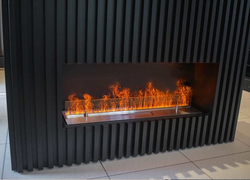 Электроочаг Schönes Feuer 3D FireLine 1000 со стальной крышкой в Волжском