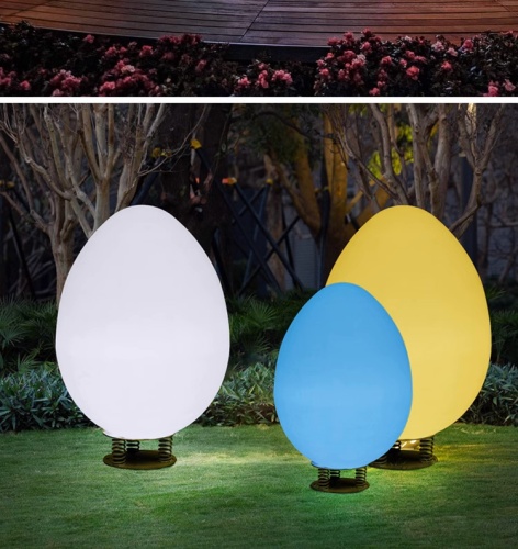 Светильник Яйцо 87х140 питание от 22В0, RGB