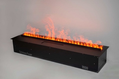 Электроочаг Schönes Feuer 3D FireLine 1000 со стальной крышкой в Волжском